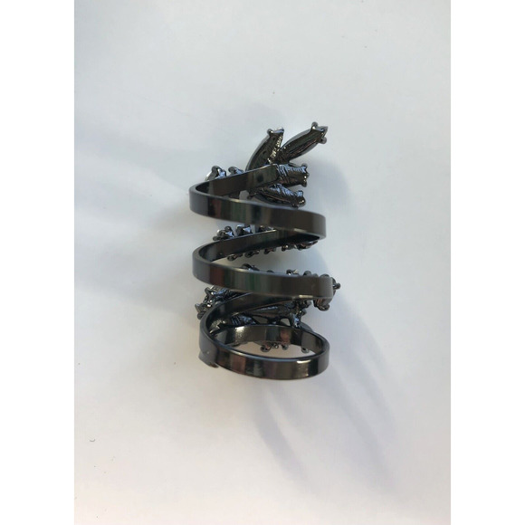 NIB NEW Erickson Beamon Ring Wrap Rhinestone Ring Size 7 - Picture 7 of 10